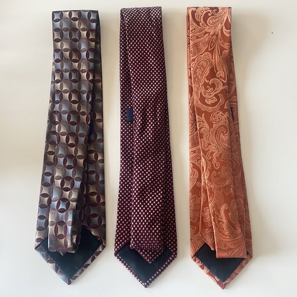 Set of 3 Premium Stafford Men’s Silk Ties - Picture 5 of 8